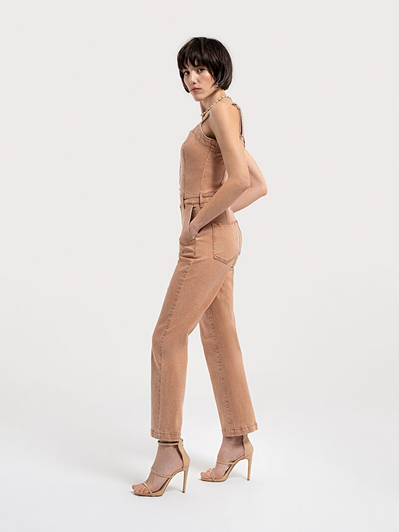 Slim Fit Kadın Tulum