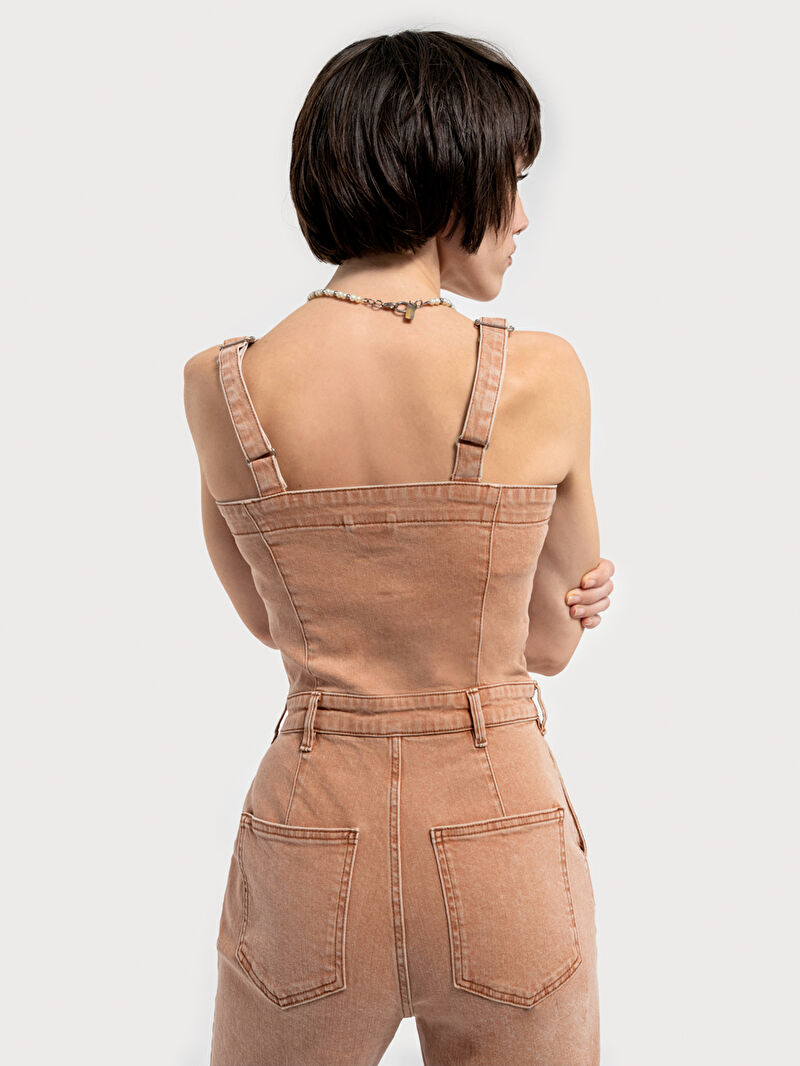 Slim Fit Kadın Tulum