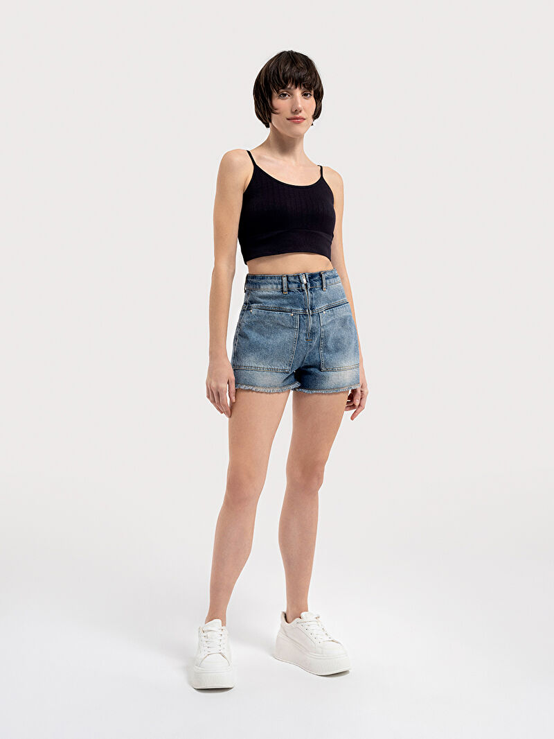 Regular Fit Kadın Şort