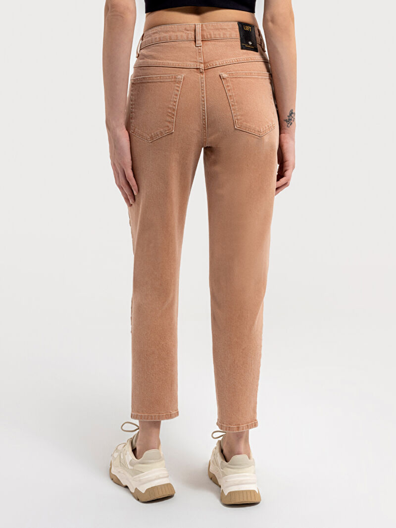 Mom Slim Fit Kadın Pantolon