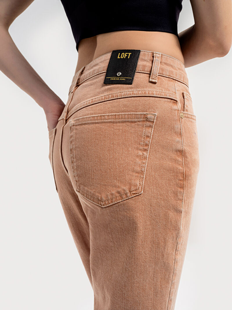 Mom Slim Fit Kadın Pantolon