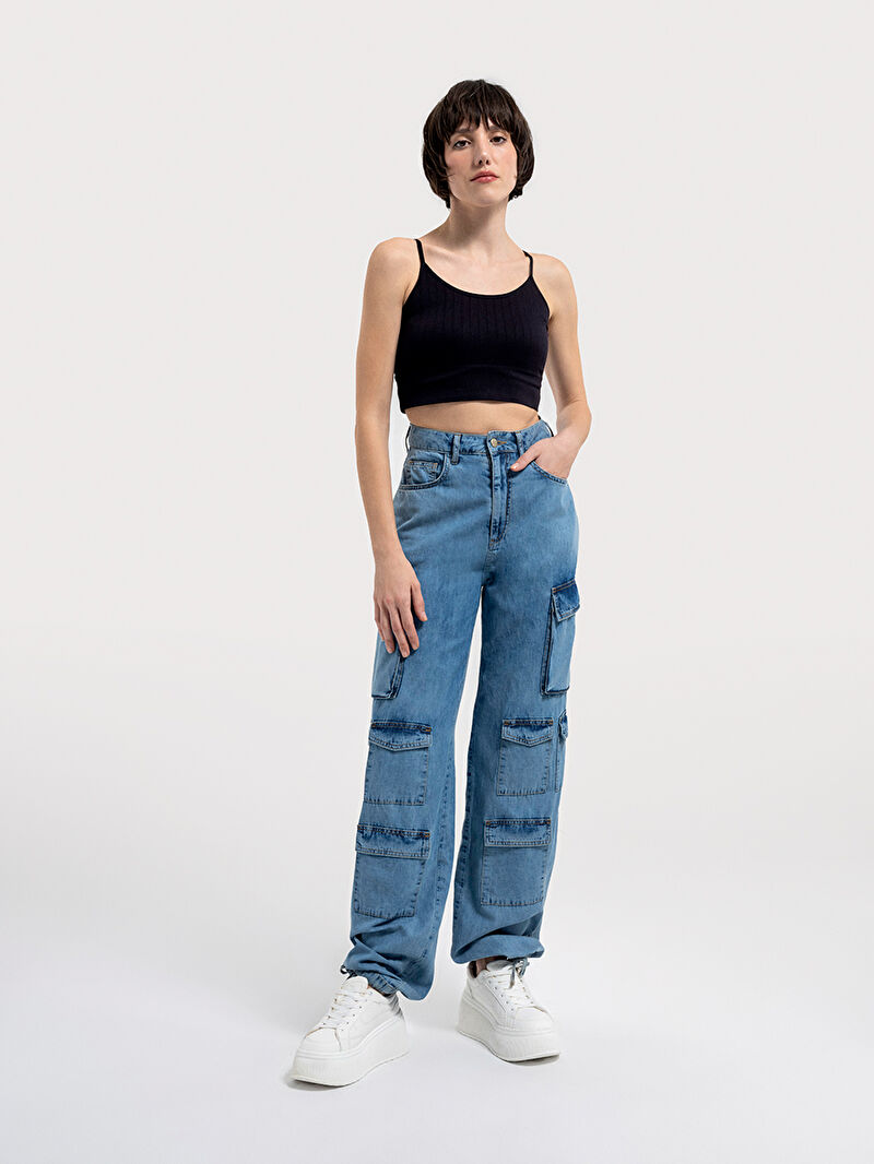 Wide Leg Regular Fit Kadın Pantolon