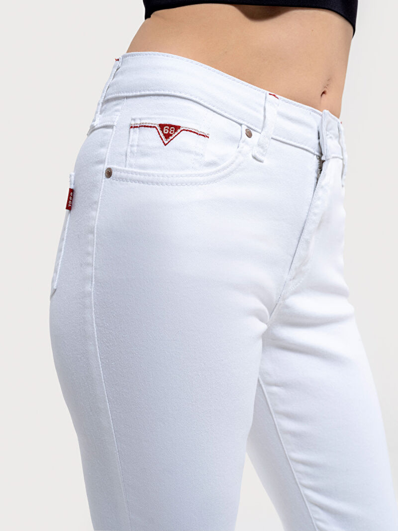 Mom Slim Fit Kadın Pantolon