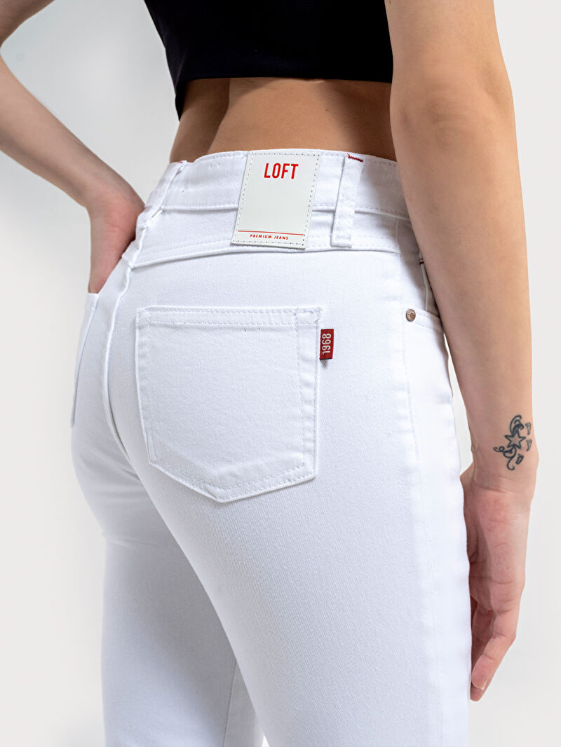 Mom Slim Fit Kadın Pantolon