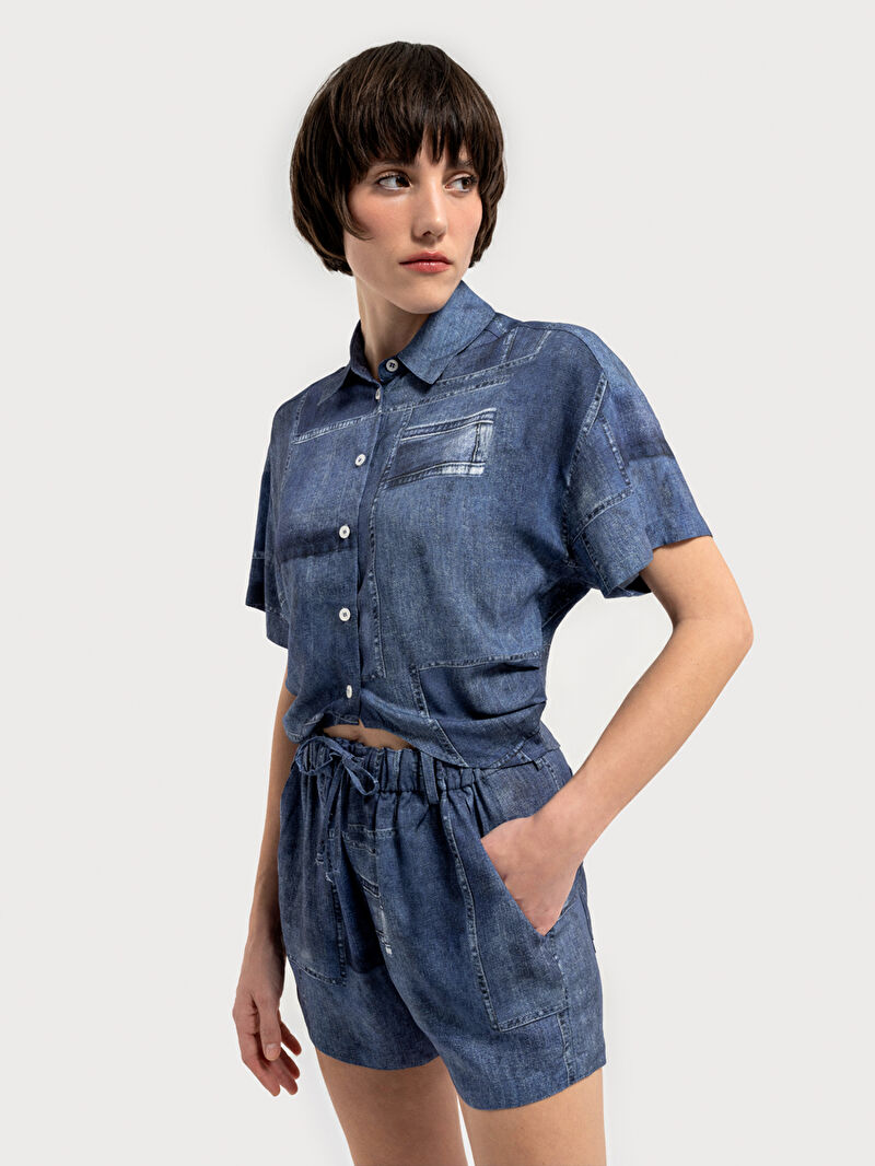 Regular Fit Kadın Gömlek K.kol