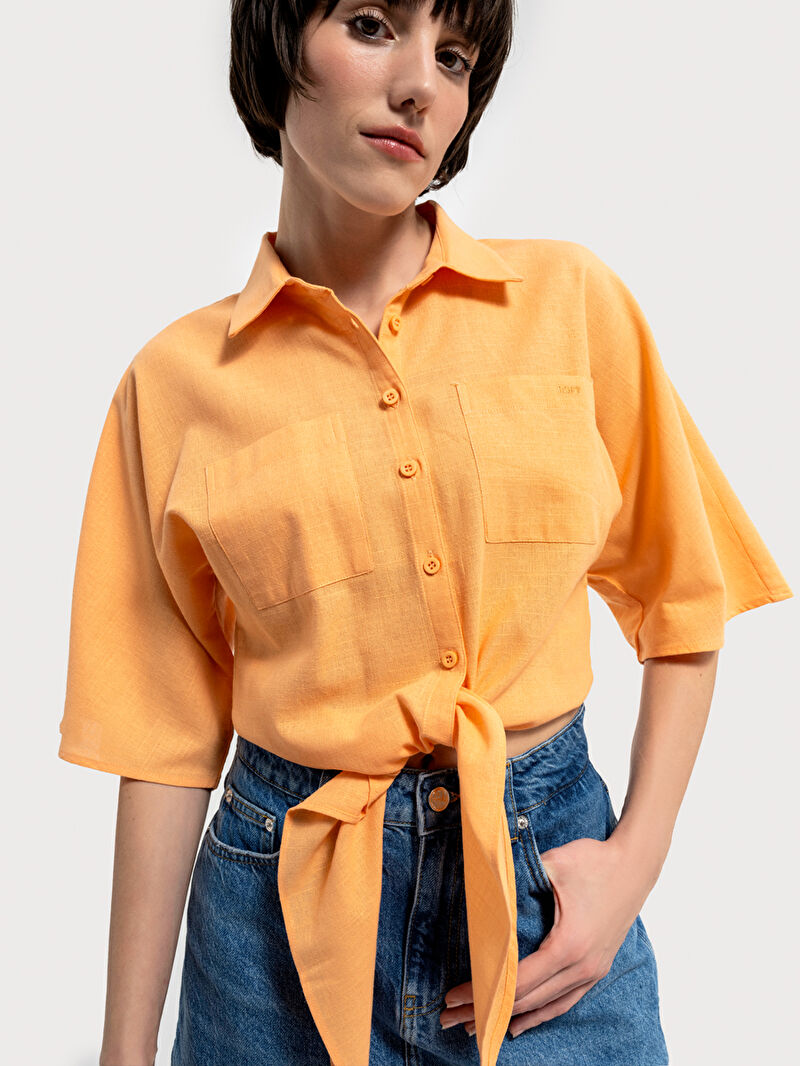 Regular Fit Kadın Gömlek K.kol