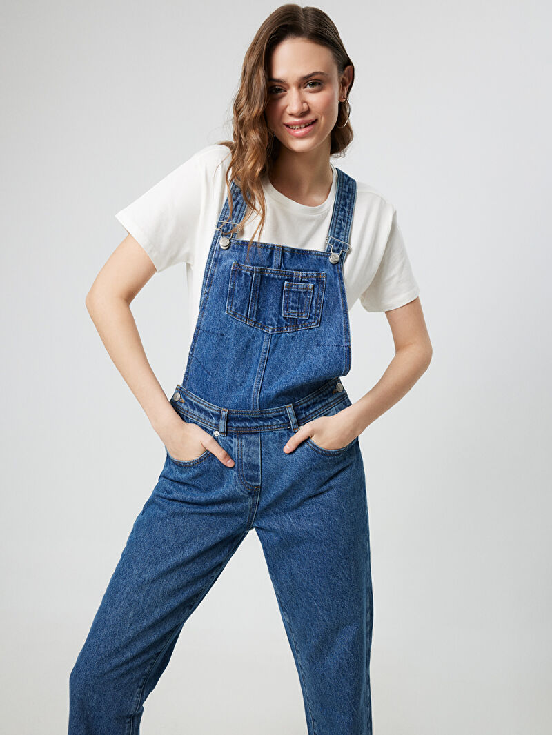 Regular Fit Kadın Salopet