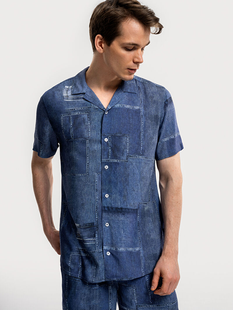 Relax Fit Erkek Gömlek K.kol