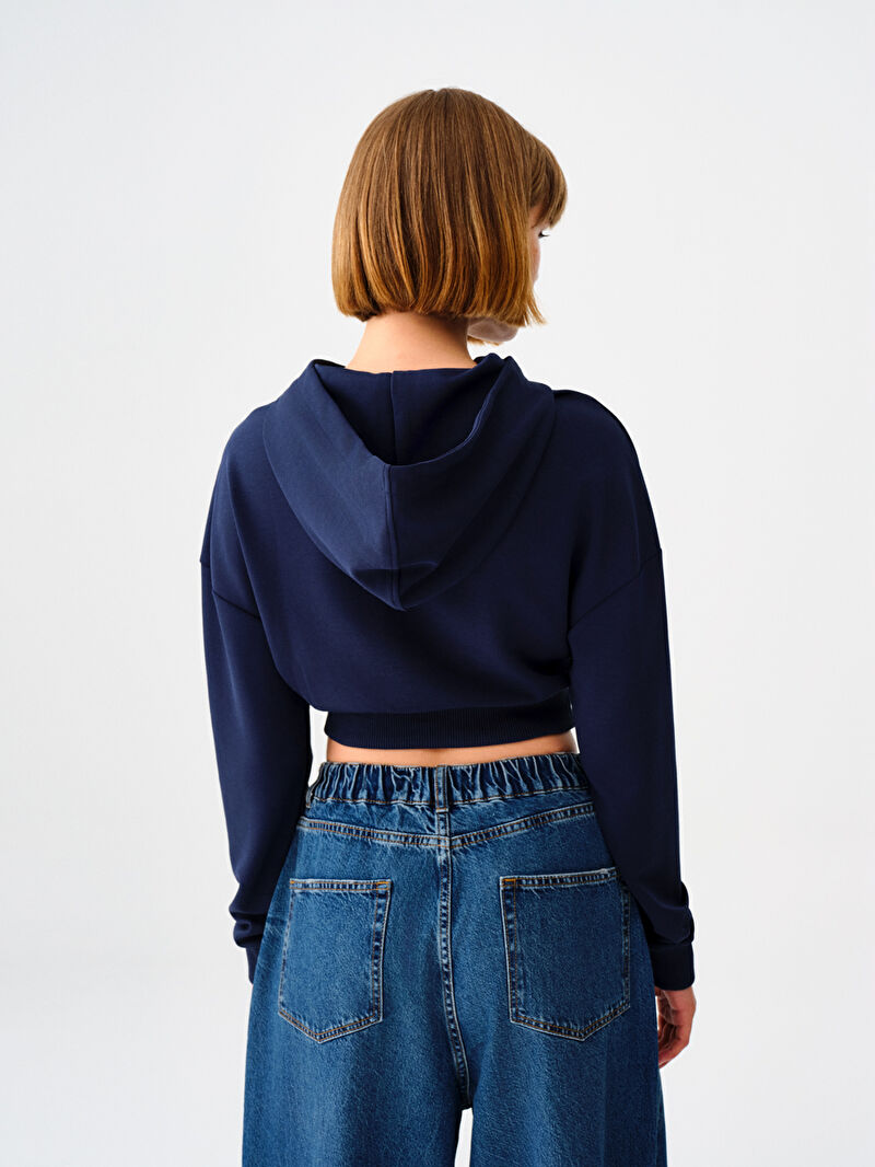 Crop Kadın Sweatshirt