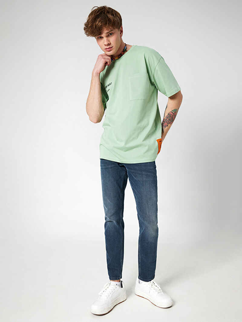 Oversize Fit Erkek Tshirt K.kol