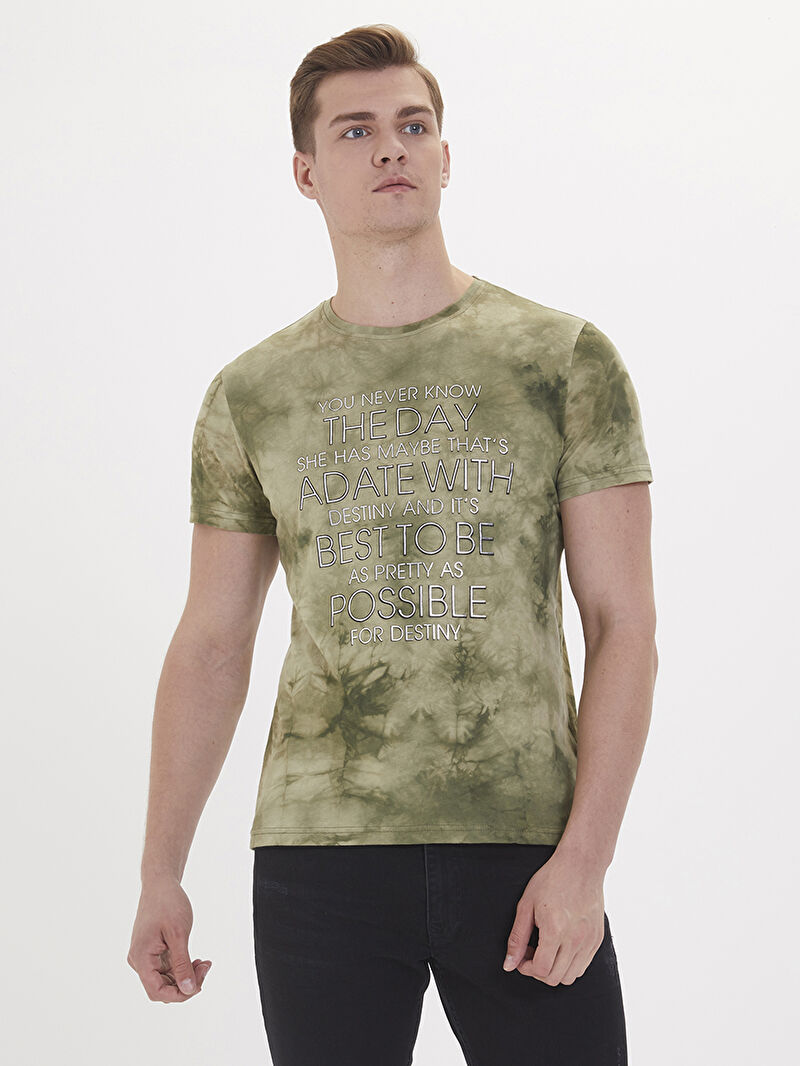 Slim Fit Erkek Tshirt K.kol