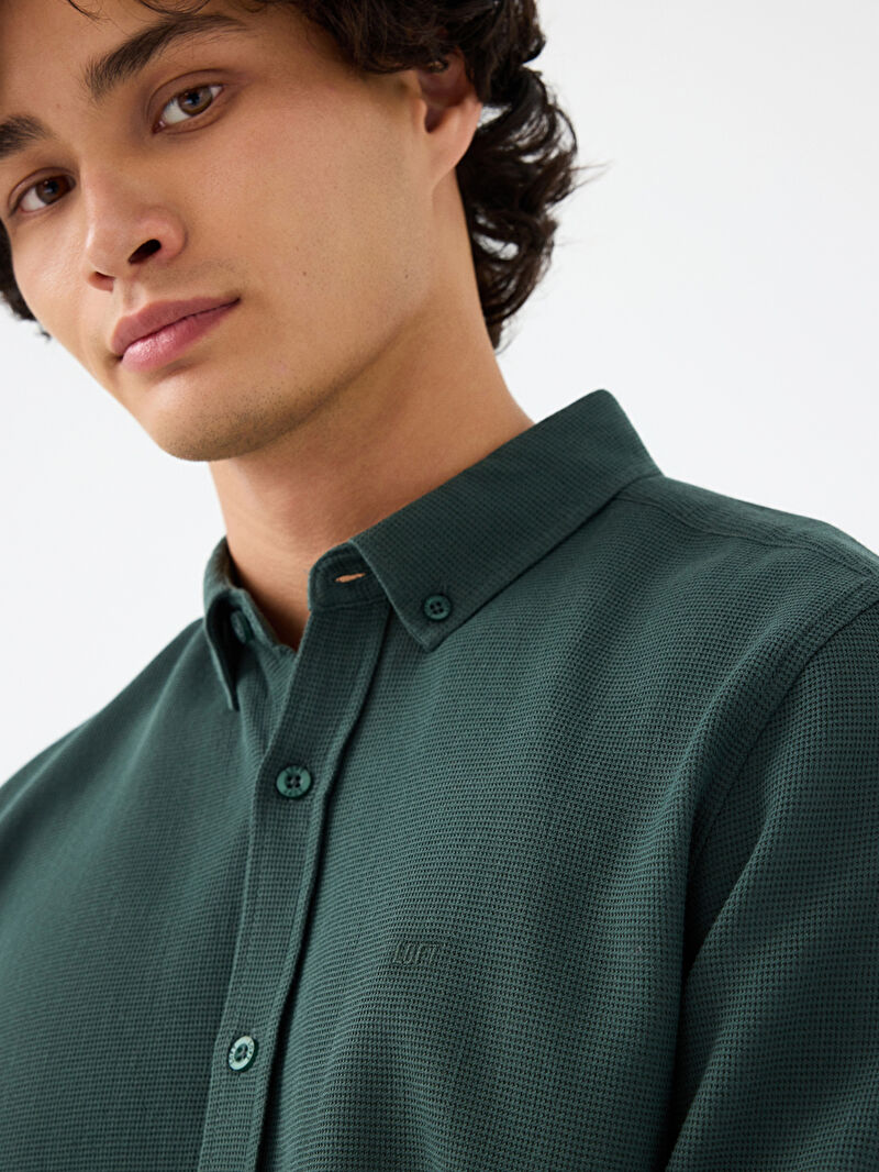 Regular Fit Erkek Gömlek U.kol