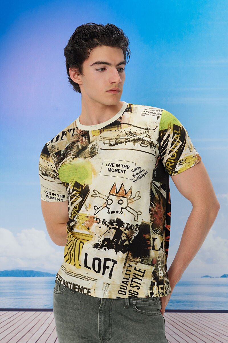 Regular Fit Erkek Tshirt K.kol