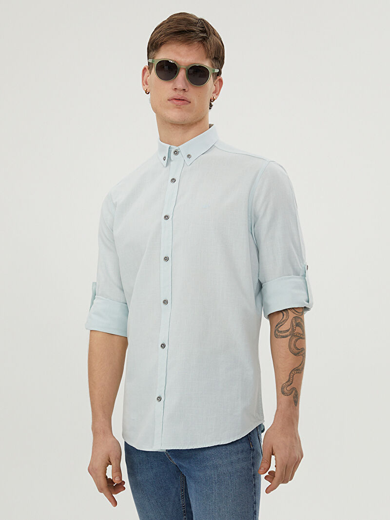 Regular Fit Erkek Gömlek U.kol