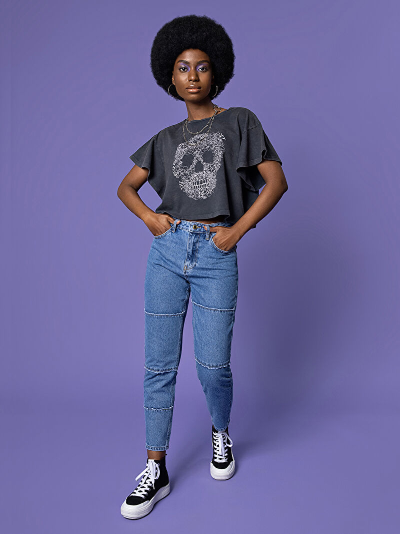 Mom Regular Fit Kadın Pantolon