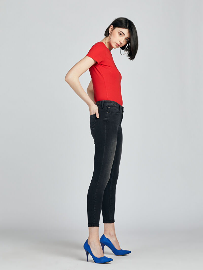 Nicole Skinny Fit Kadın Pantolon