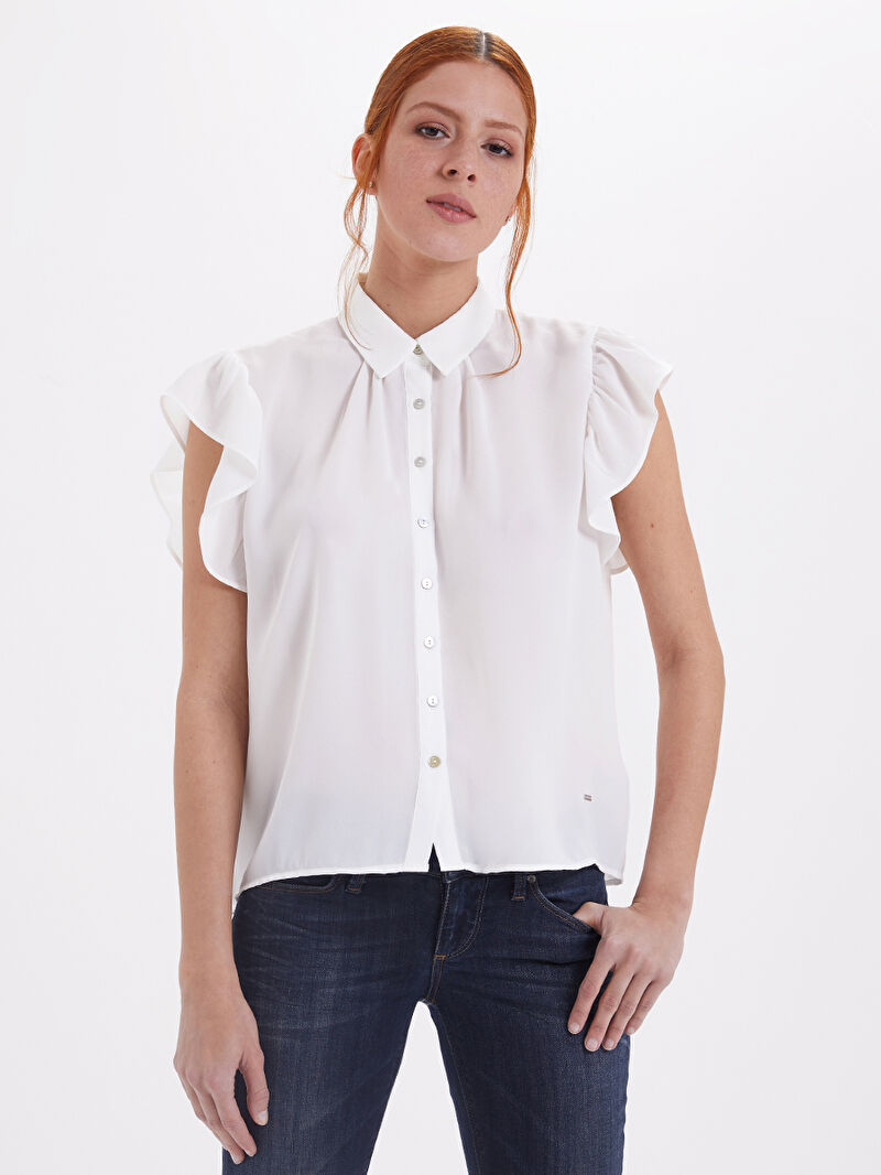 Regular Fit Kadın Gömlek K.kol