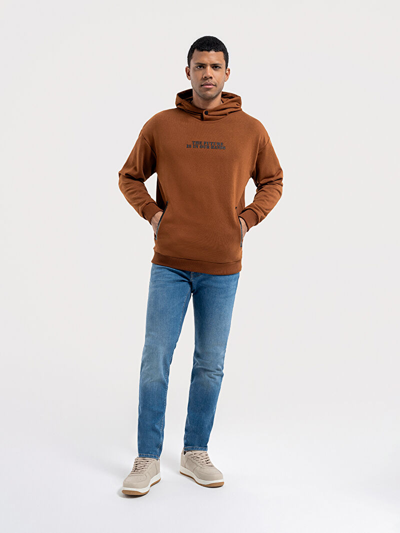 Oversize Fit Erkek Sweatshirt