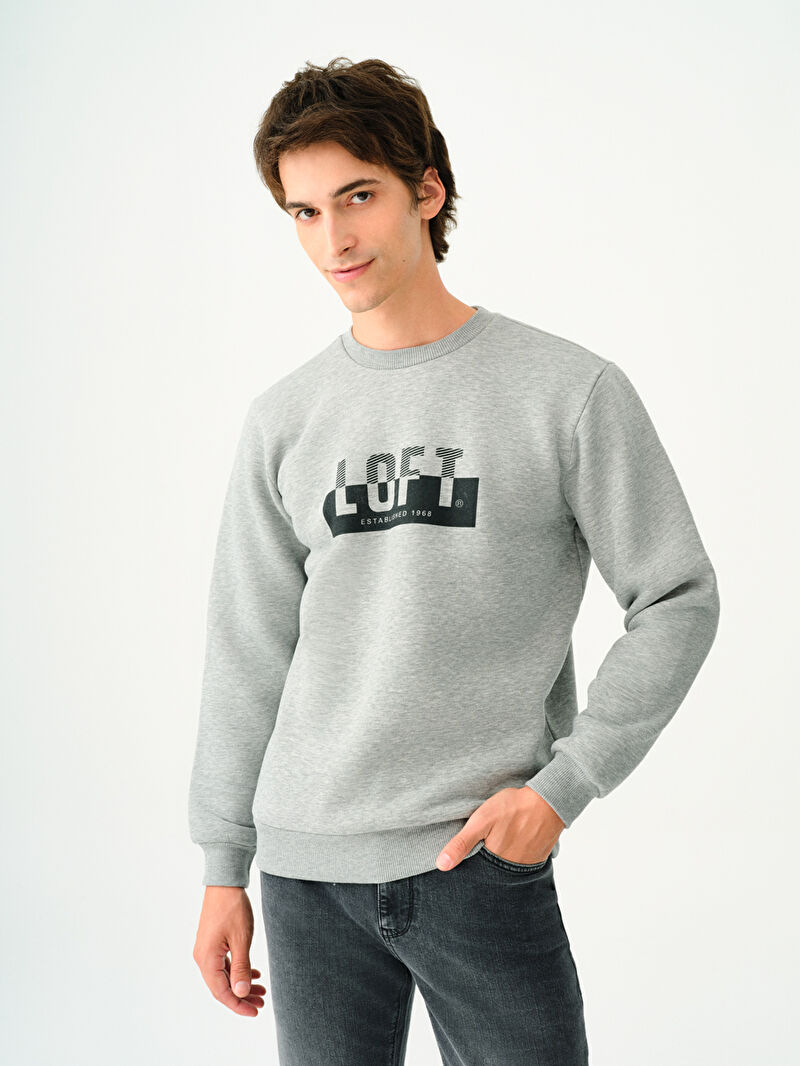 Regular Fit Erkek Sweatshirt