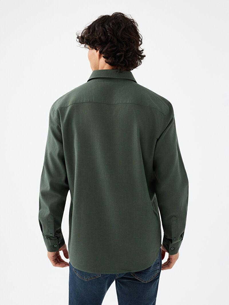 Regular Fit Erkek Gömlek U.kol