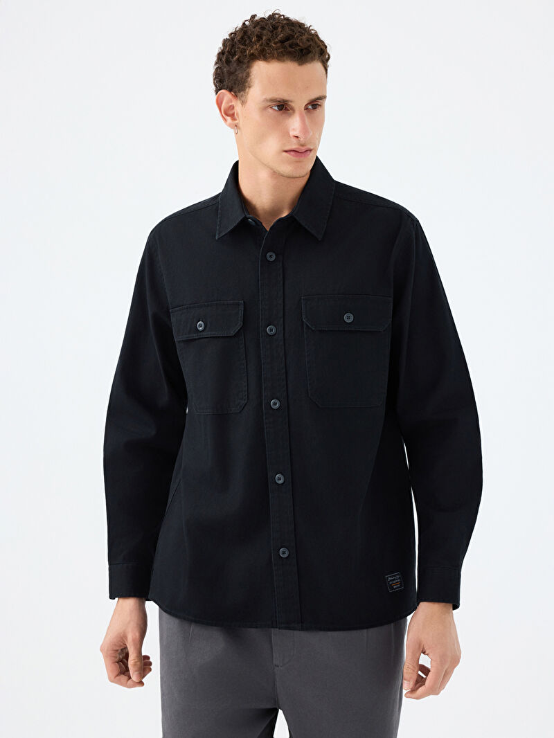 Relax Fit Erkek Gömlek U.kol