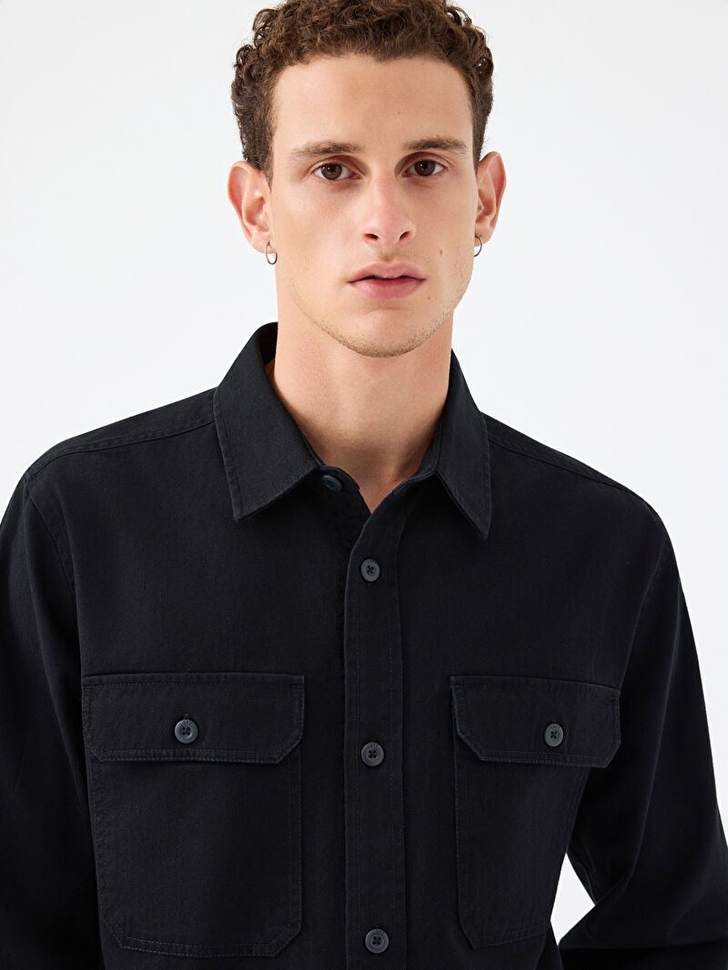 Relax Fit Erkek Gömlek U.kol