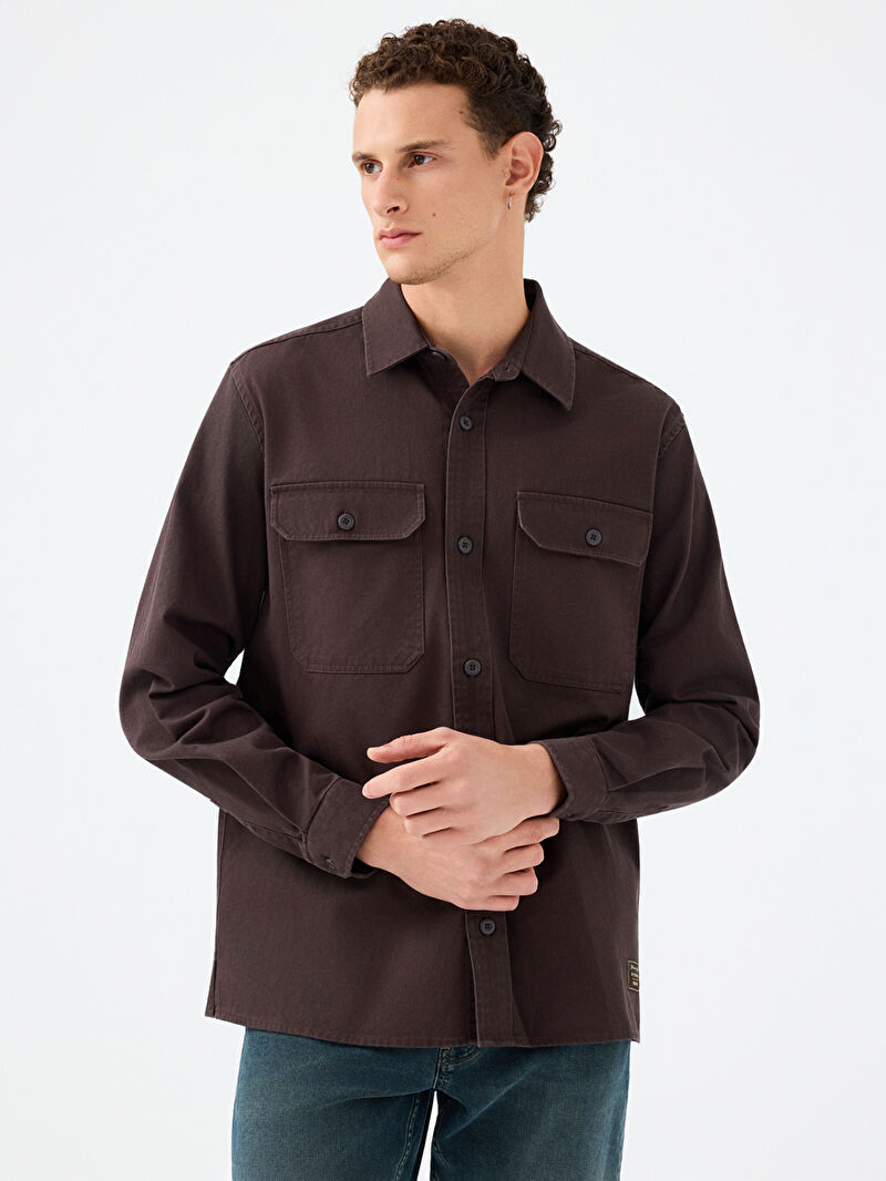 Relax Fit Erkek Gömlek U.kol