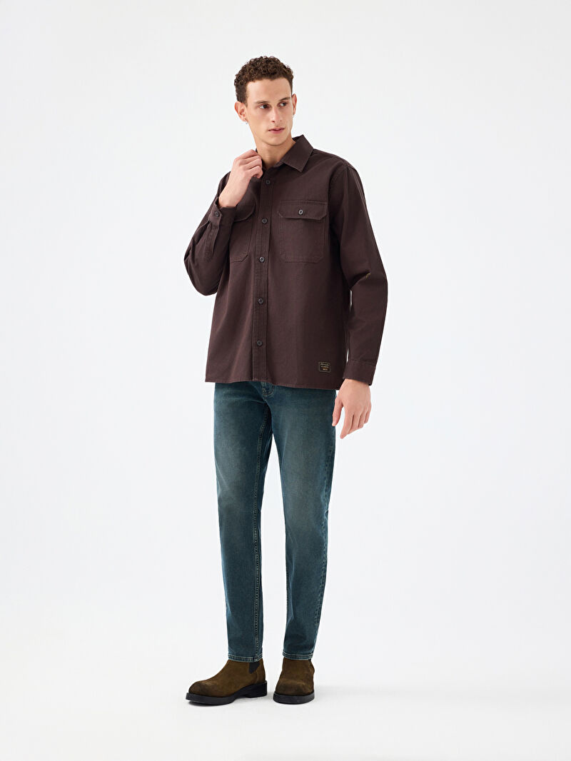 Relax Fit Erkek Gömlek U.kol