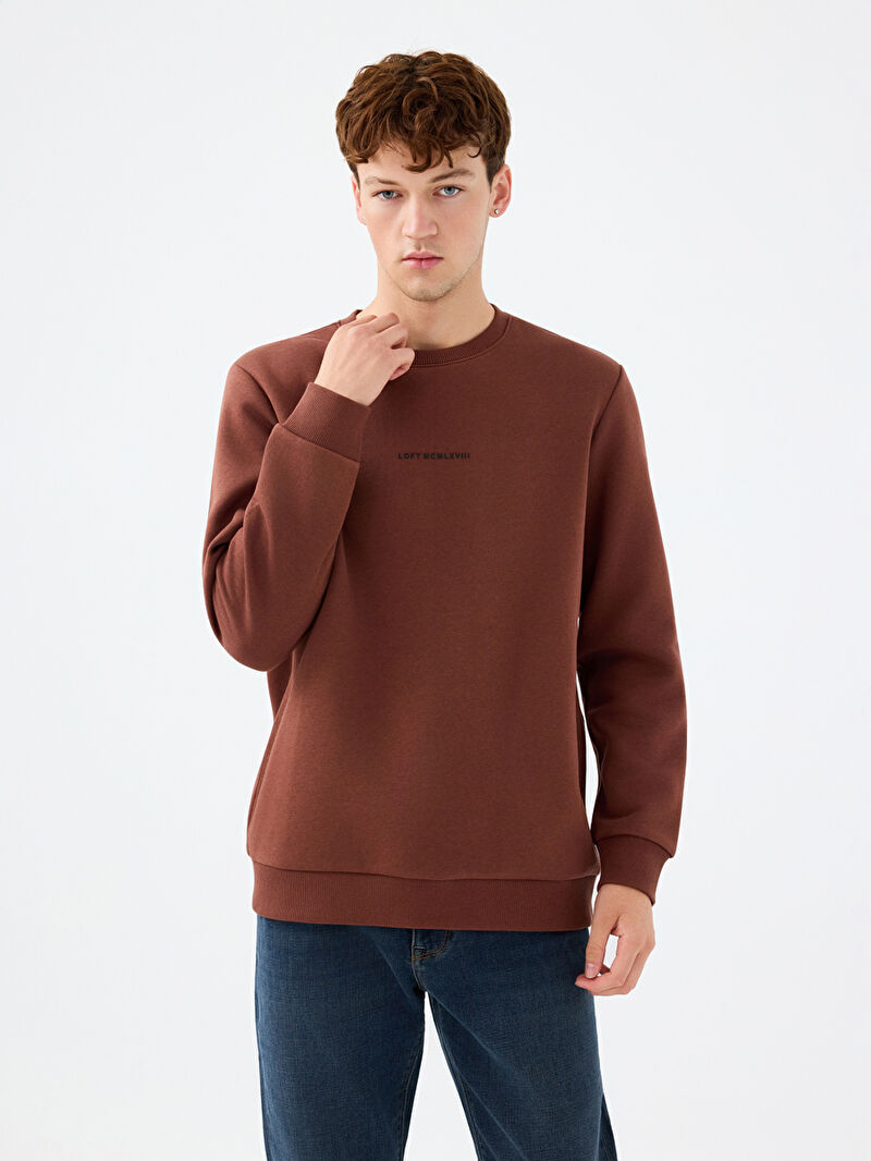 Regular Fit Erkek Sweatshirt