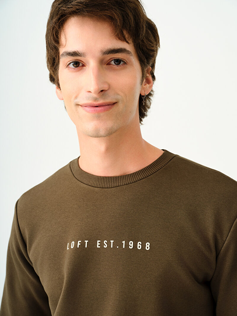 Regular Fit Erkek Sweatshirt