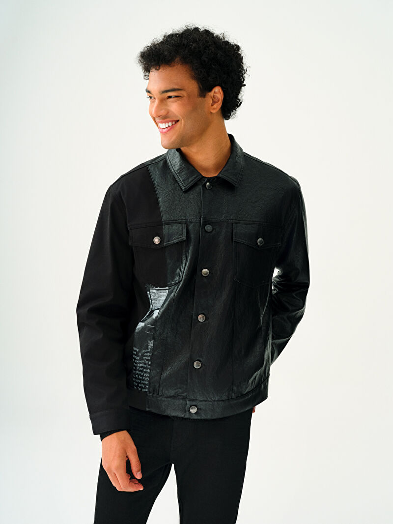 Regular Fit Erkek Mont Pu