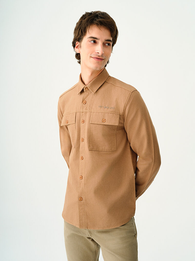 Regular Fit Erkek Gömlek U.kol