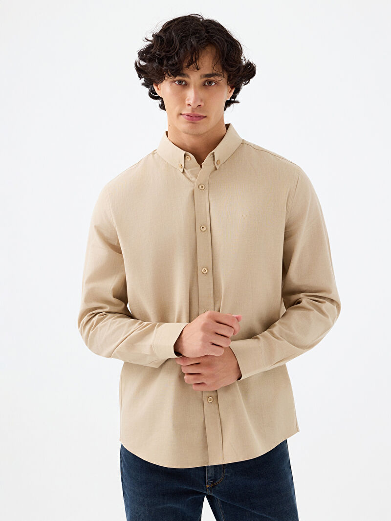 Regular Fit Erkek Gömlek U.kol