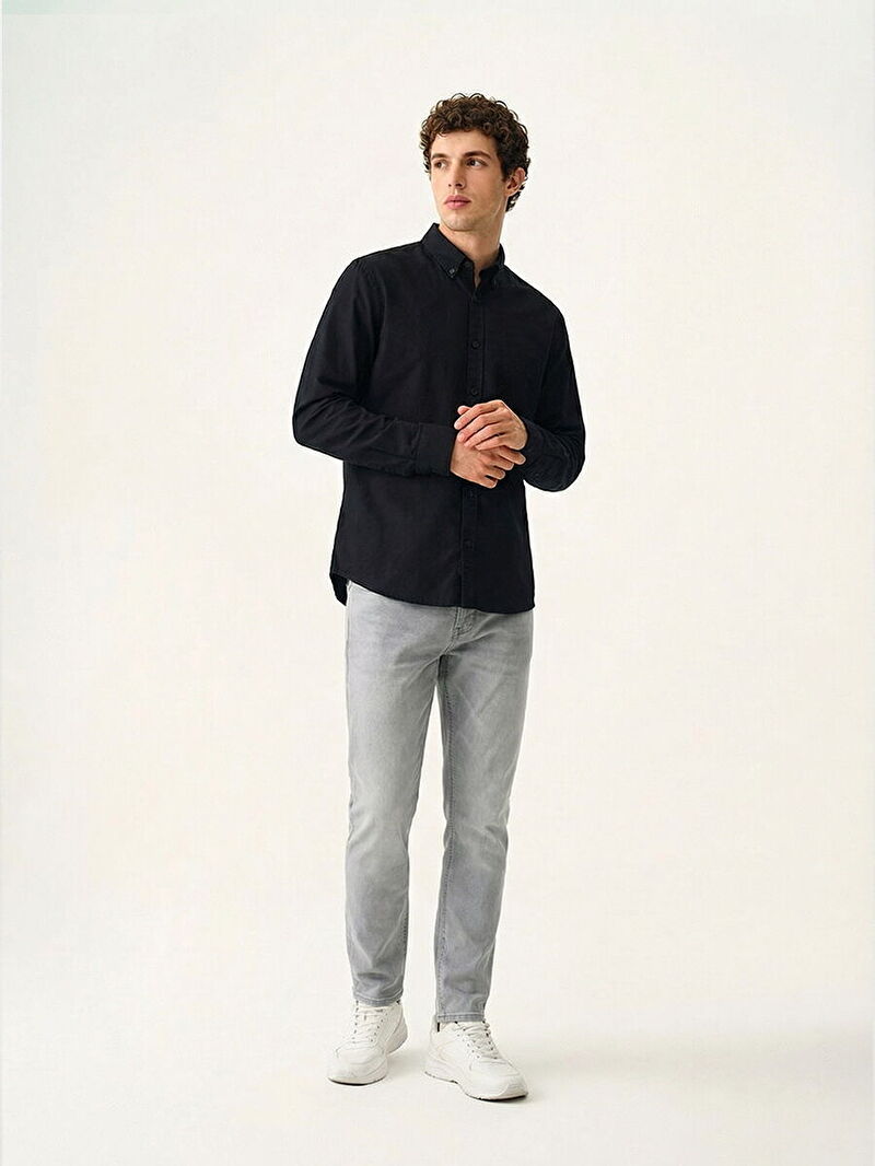 Regular Fit Erkek Gömlek U.kol