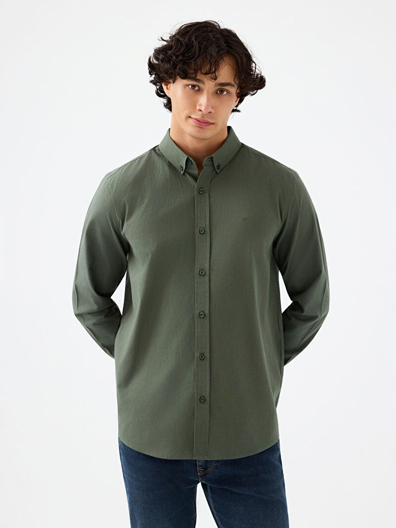 Regular Fit Erkek Gömlek U.kol