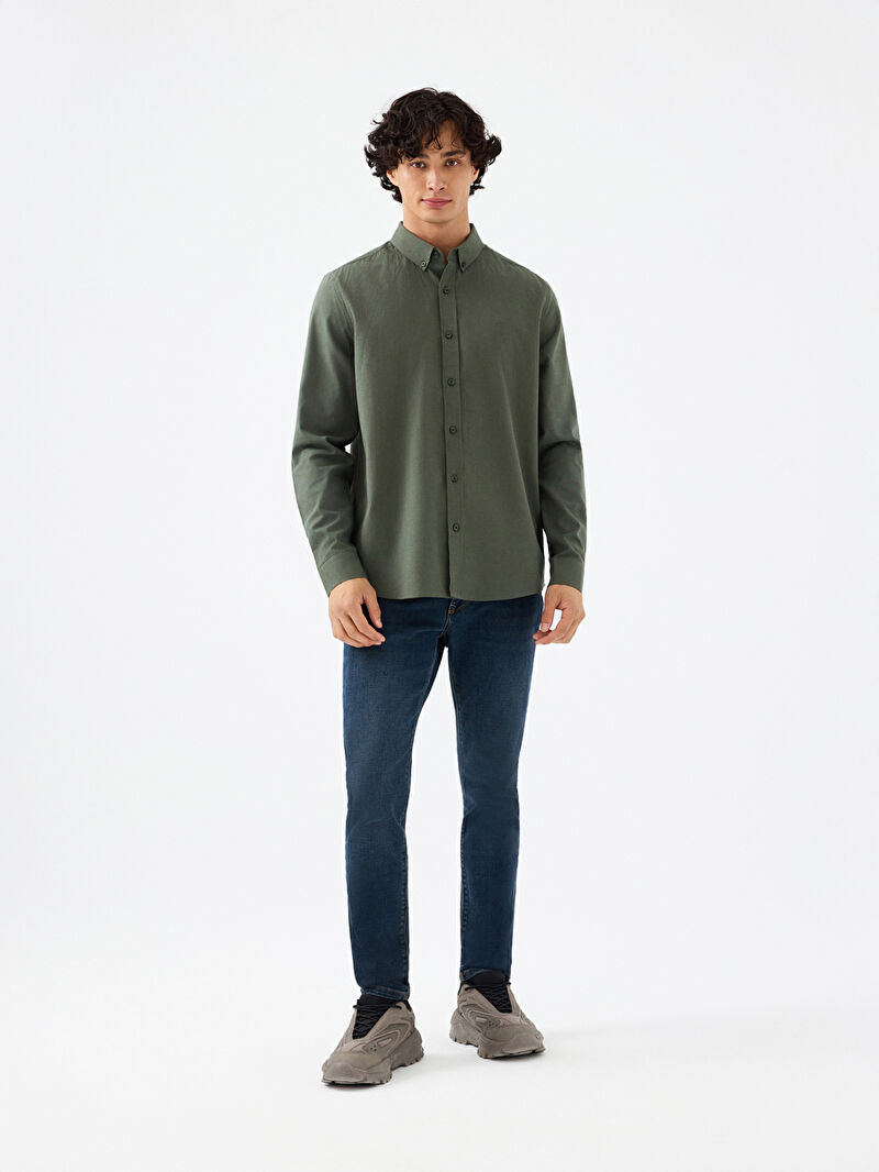 Regular Fit Erkek Gömlek U.kol