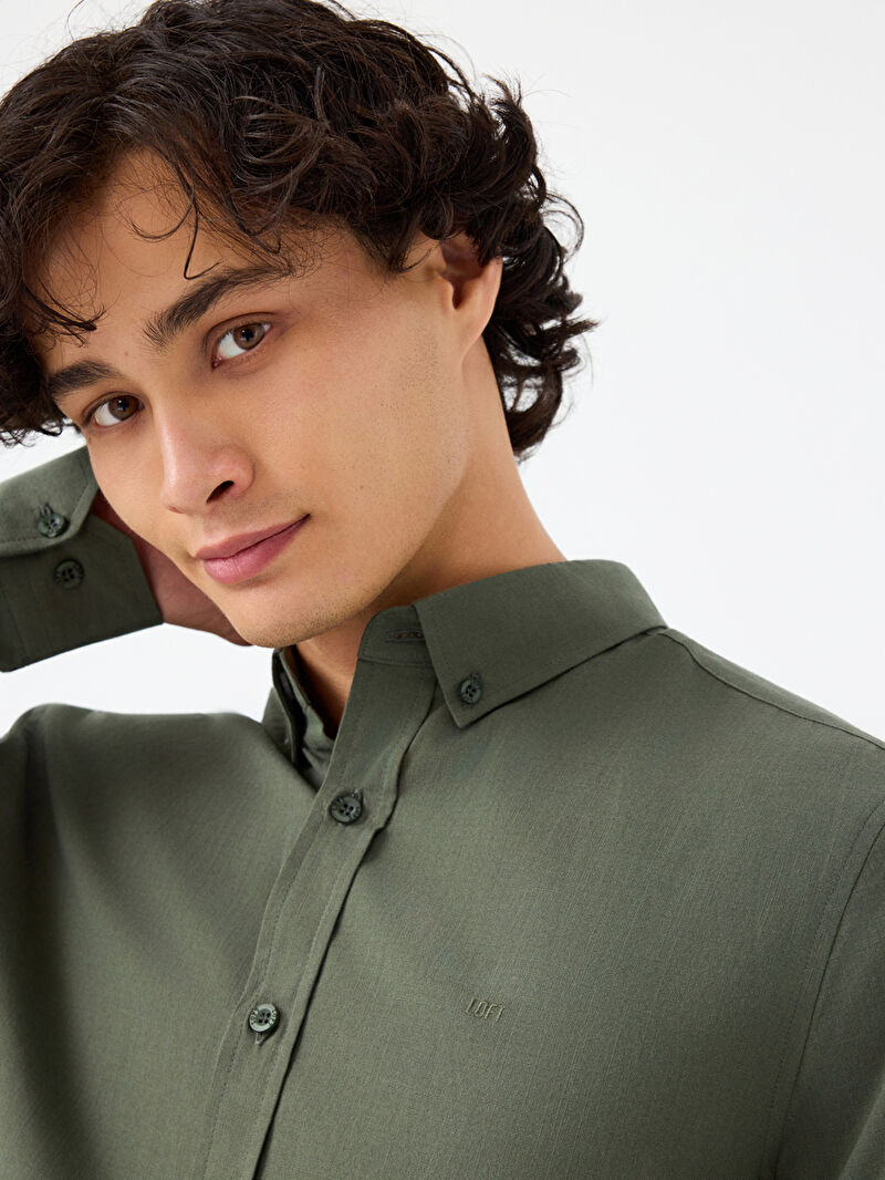 Regular Fit Erkek Gömlek U.kol