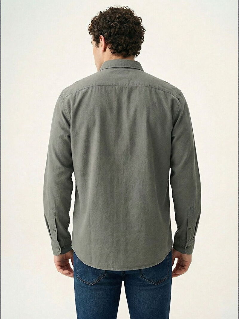 Regular Fit Erkek Gömlek U.kol