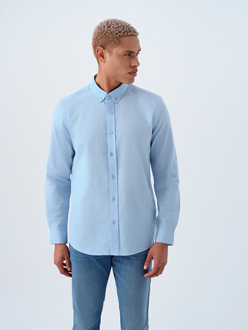 Regular Fit Erkek Gömlek U.kol