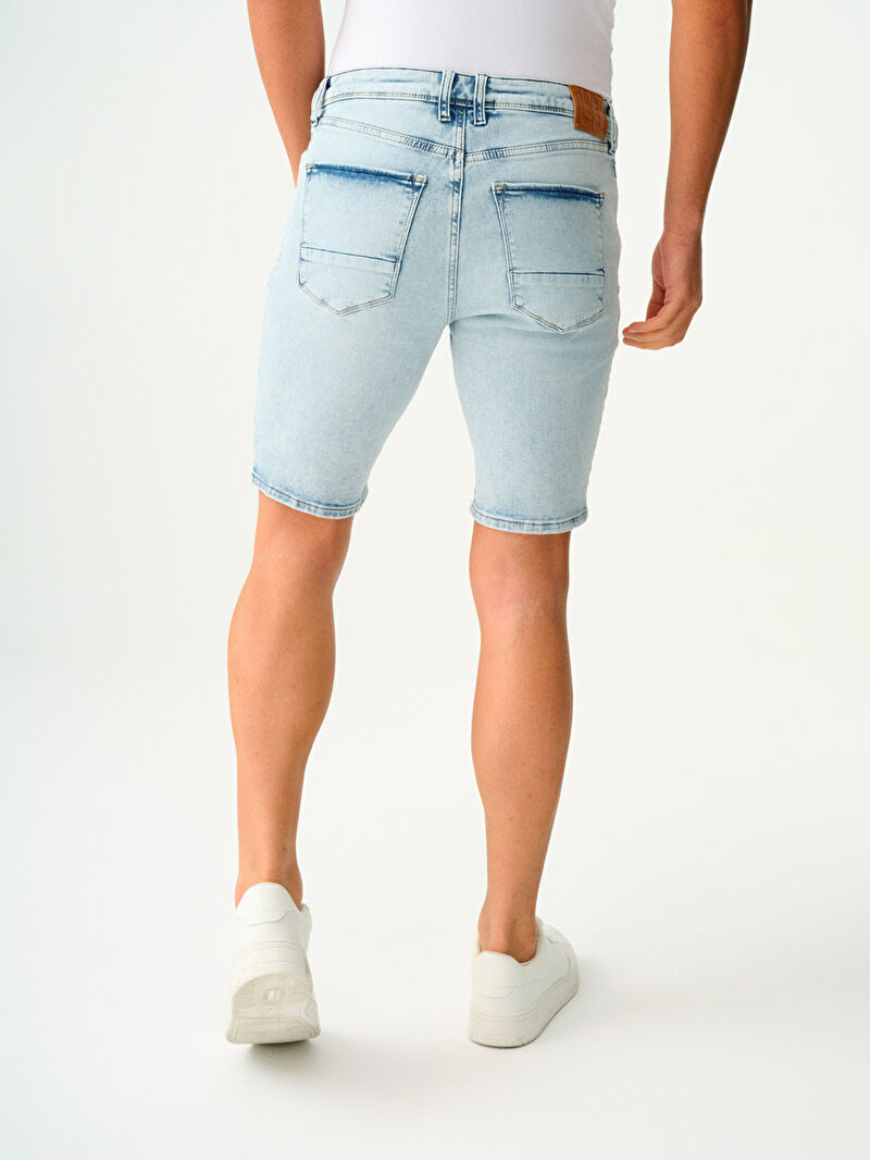 Slim Fit Erkek Şort