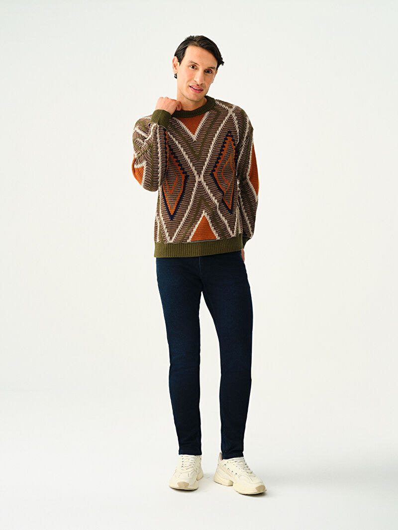 Oversize Erkek Kazak