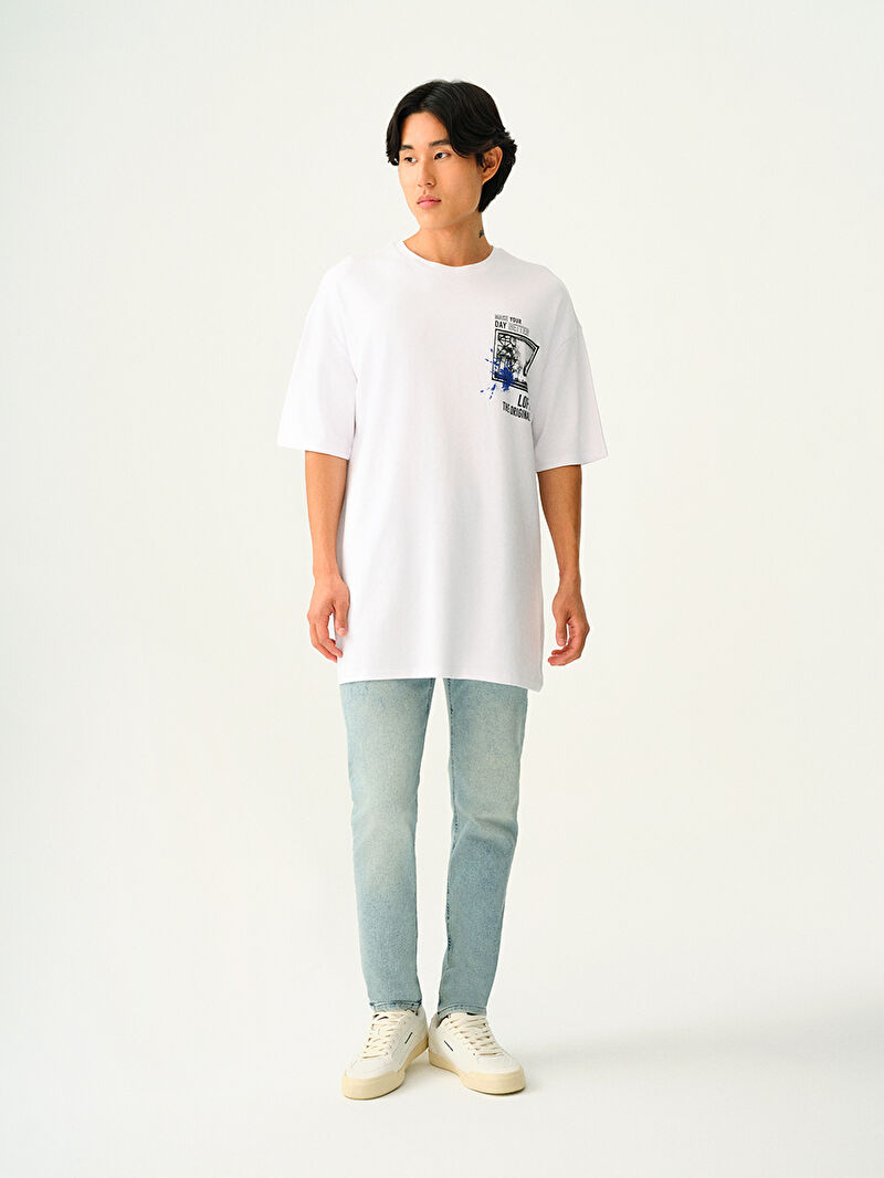 Oversize Fit Erkek Tshirt K.kol