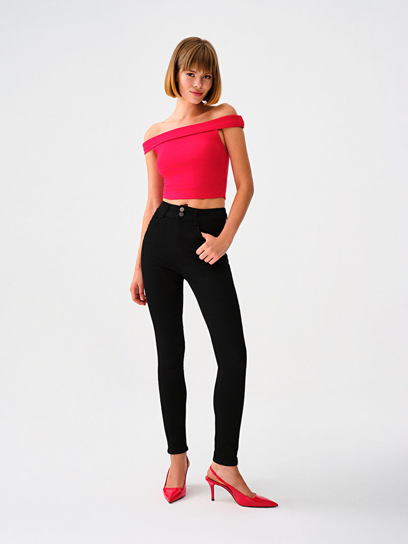 Push-up Skinny Fit Kadın Pantolon
