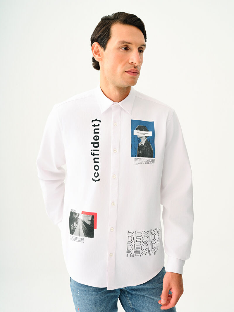 Regular Fit Erkek Gömlek U.kol