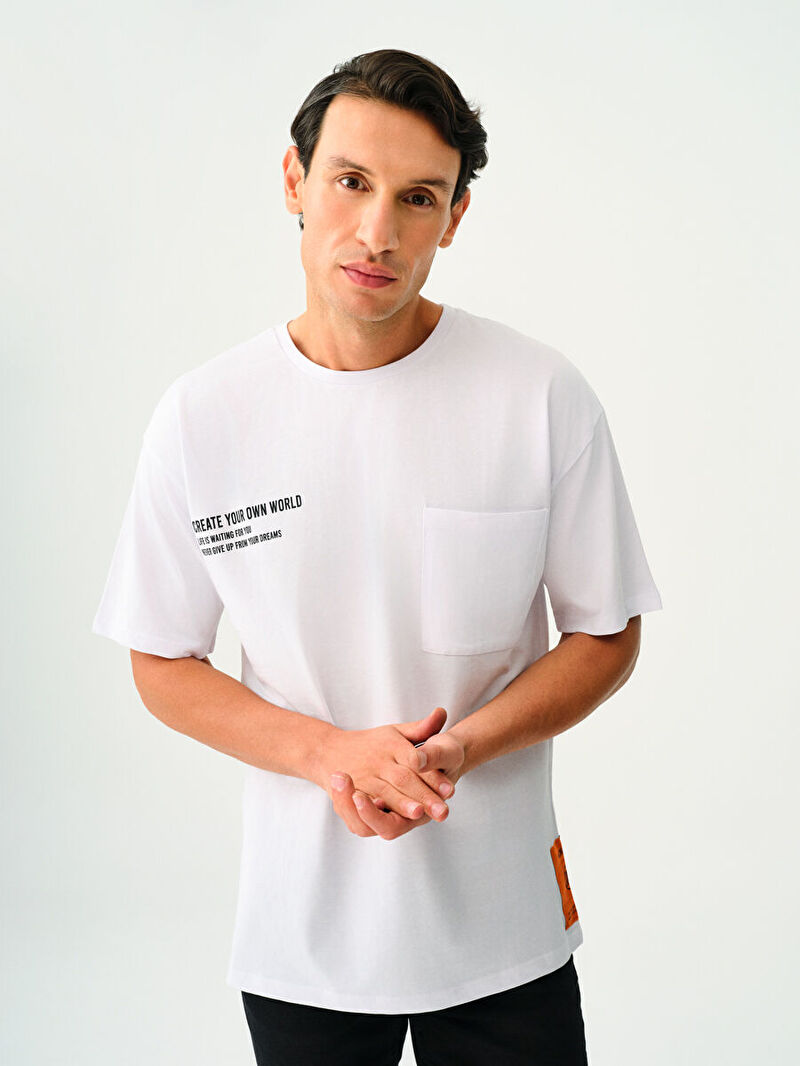 Oversize Fit Erkek Tshirt K.kol