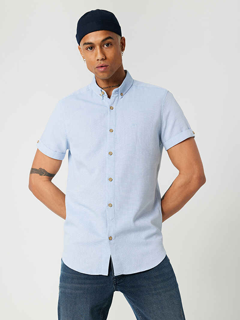 Regular Fit Erkek Gömlek K.kol