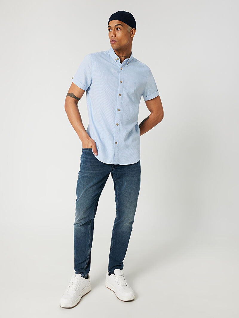 Regular Fit Erkek Gömlek K.kol