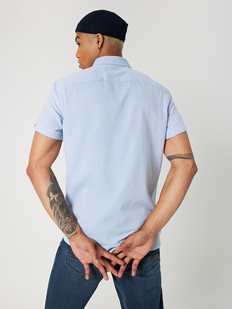 Regular Fit Erkek Gömlek K.kol