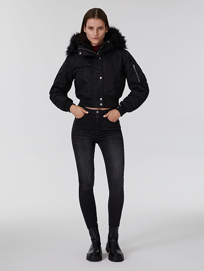 Slim Fit Kadın Mont