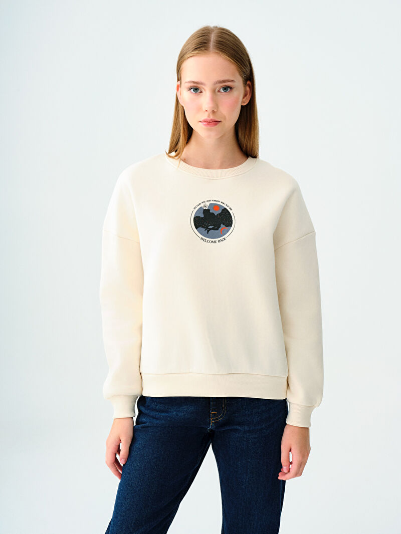 Regular Fit Kadın Sweatshirt